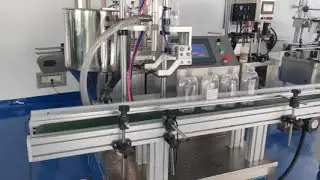 Watch our single head liquid filling machine in action!