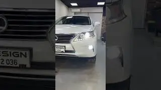 Lexus RX350 установка Билед линз +дорожный тест