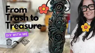 Glass bottle decoration idea | diy glass bottle decoration