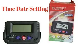 How to set time in digital clock