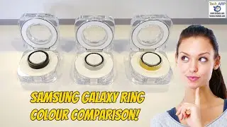 Samsung Galaxy Ring : All 3 Colours Compared!