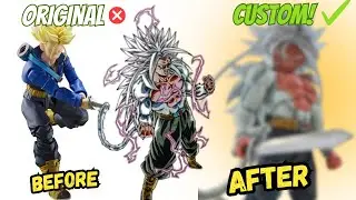 Trunks ssj5 custom sh figuarts- How you can make one #dragonball