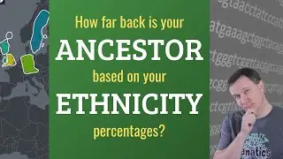 How many generations back is 3% ethnicity in your DNA test results?