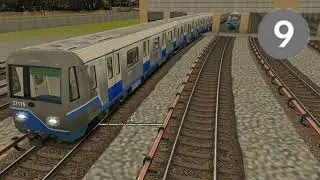 Серпуховско-Тимирязевская линия ММ в Trainz 12 (выезд из ТЧ-14 