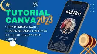 CARA MEMBUAT KARTU UCAPAN IDUL FITRI DENGAN FOTO