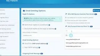 Rehab My Patient Tutorial | Using the Settings