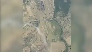Savaş uçağı füzeden son anda kurtuldu.