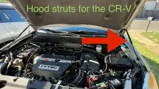 2002-2006 Honda Cr-V Hood Struts Install