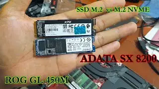 Mengganti SSD ROG GL 450M dengan type NVME