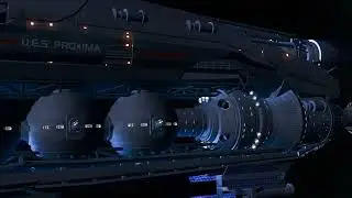 Colony Ship U.E.S. Proxima flyby