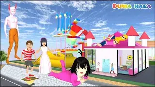 Bayi Titan Ke Sekolah Baru | Semua Susu Kota Sakura Basi krn Monster Susu 😱| Sakura School Simulator