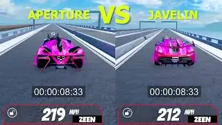 Aperture VS Javelin Roblox Jailbreak Speed Test