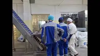 Туннельная печь для обжарки мюсли.