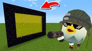 How To Make A Portal To The Chicken Gun Dimension in Minecraft