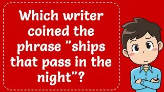 Which writer coined the phrase 