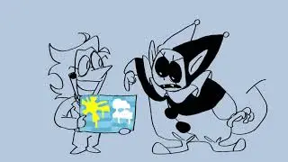 Spamton and Jevil's Artistic Skills