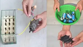 How to Make 12v salt Battery from AA Battery, long life free Energy Battery.