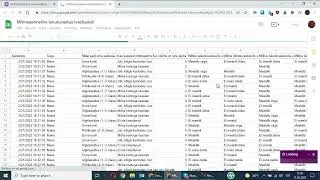 Google Forms (andmetabeli loomine ja korrastamine)