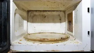 How to CLEAN MICROWAVE with Vinegar (SANITIZE & REMOVE ODOR)!!