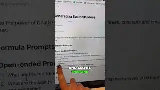 Powerful prompts to generate business ideas with ChatGPT