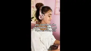 my new audiobook is finally here omg 😍🎧