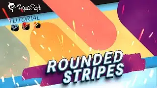How to Create and Animate Rounded Dynamic Colored Stripes