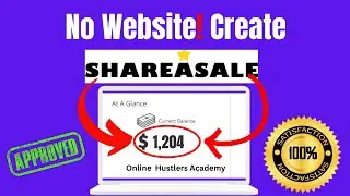 How to create a ShareAsale Account without a Website || Shareasale Affiliate Marketing