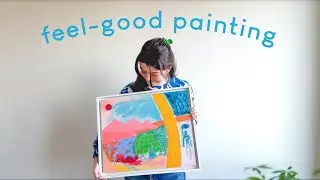 Paint with Me | Finding motivation & energy | abstract painting