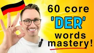Elevate Your German: Master 60 Core 'Der' Words with Ease! - learn German articles with a German