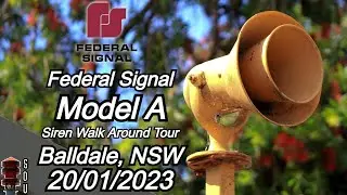 Federal Signal Model A Siren Walk Around Tour | Balldale, NSW | 20/01/2023