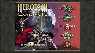 Heroes 3 of Might and Magic - Necropolis vs 7 King AI (Teamed)