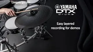 How can you record on the Yamaha DTX?