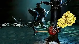 Босс Гибкий часовой из игры Dark Souls 2 (+ один уголь вражды)