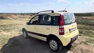 Fiat Panda 4x4 2009 on motocross track