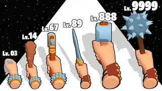 Warrior Run - Level Up Warrior And Weapon Max Level Gameplay