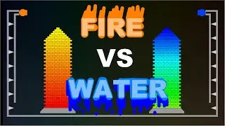 Block Recycle - Tower Destruction Battle in Algodoo