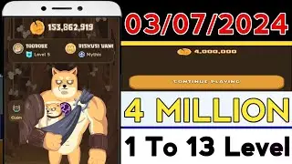 Memefi Secret Combo 3 july | Memefi secret combo today level 5 | memefi daily combo 3 july