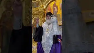 Всенощное бдение. Вознесение Господне. Свирский монастырь.