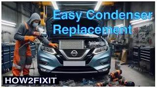 Nissan Qashqai air con condenser replacement. Easy to follow guide.