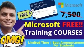 Free Microsoft Certification Courses | Microsoft Cloud Skill  | Microsoft Free Courses | free Azure