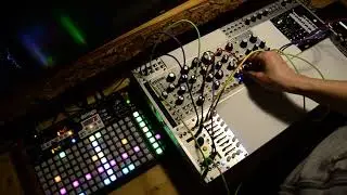 [modular synth] playing with the new rack