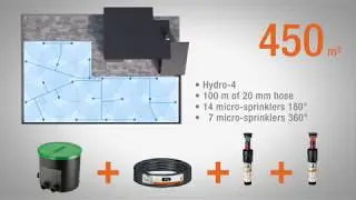 Claber 90829 Hydro 4 Programmable Irrigation Water Timer Unit