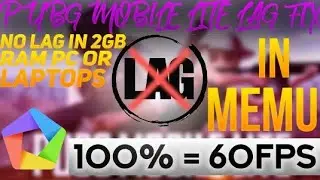 PUBGM LITE 0.18.0 MEMU PLAYER LAG FIXED😋😋 || HOW TO FIX LAG || PUBGM LITE || GAMERS ZINDAGI ||