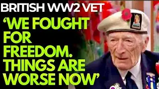 WW2 VET BREAKS DOWN when asked about Remembrance Day - 
