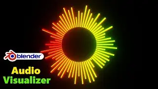 Audio visualizer tutorial (Geometry nodes)- Blender 3.0, blender 3.1