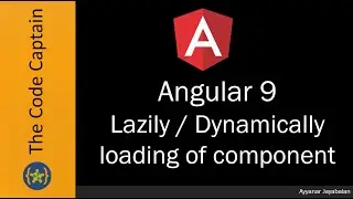 Lazy / Dynamically loading of component in Angular 9