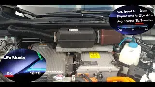 Как фен увеличивает запас хода зимой на электромобиле Honda m nv