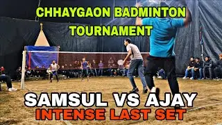 Badmintom semi final (full match) / Samsul & Bali vs Ajay & partner / High voltage match