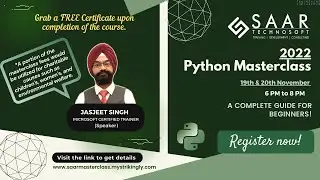 2-Day Python Masterclass 2022 | Python Full Course for Beginners | Learn Python From Scratch