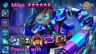 MILES (Water Sky Surfer) | RTA Battles | Summoners War